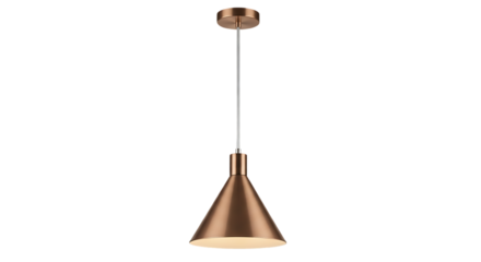 Modern Pendant Ceiling Lamp Isolated on Transparent Background