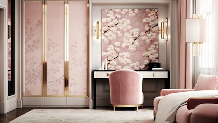 Elegant Blush Bedroom