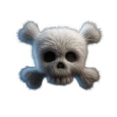 Obraz premium Cartoon Skull and Bones Mascot