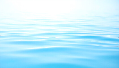 Fototapeta premium Calm Water Ripple Background in Soft Blue Tones