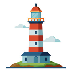 lighthouse vector illustration 