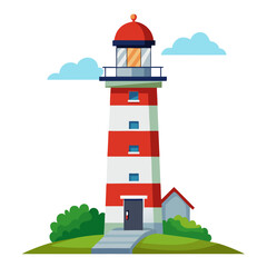lighthouse vector illustration 