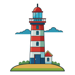 lighthouse vector illustration 