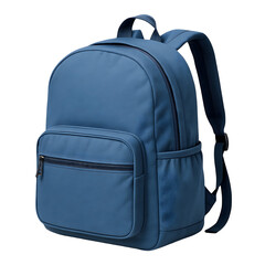 Naklejka premium Blue Backpack for Travel and School