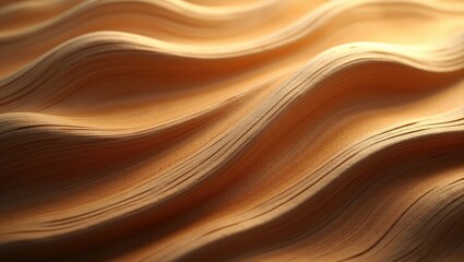 Close-up view of sculpted wood grain patterns.