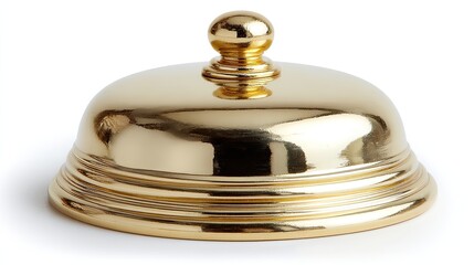Polished gold bell cover