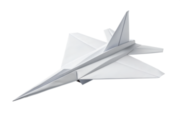 Red Paper Airplane Origami Craft, Simple Instructions, Flight Fun