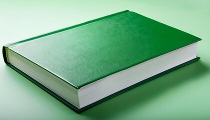 this bright green hardcover book with pristine white pages symbolizes knowledge learning and academic pursuits