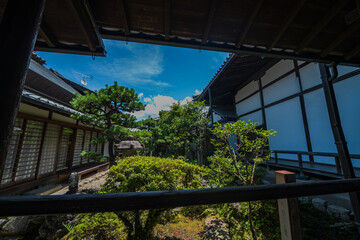 奈良の飛鳥寺の風景