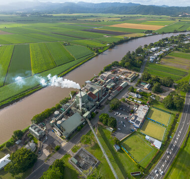 Condong Sugar Mill near Murwillumbah, New South Wales, Australia