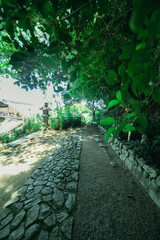 奈良の飛鳥寺の風景