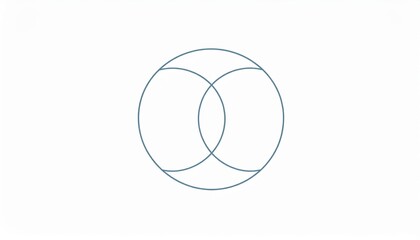 Intersecting Circles Graphic Design