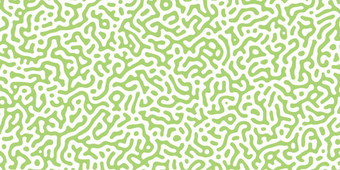 Fototapeta premium Green floral seamless pattern with vintage leaf ornament, perfect for wallpaper, fabric, or textile design. Abstract Turing pattern background. hexagonal swirl pattern. zigzag, Monochrome, vector, sea