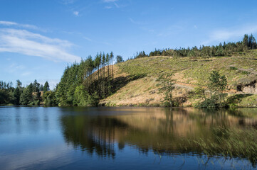 Fototapeta premium Lenagh Lough, County Tyrone, Northern Ireland 
