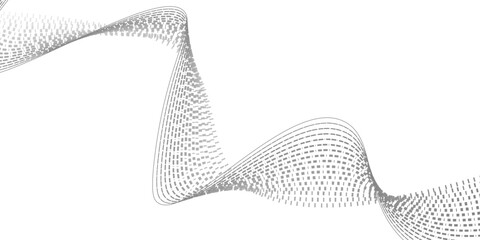 Blue digital wave pattern with a glowing helix shape 3d render of a DNA strand