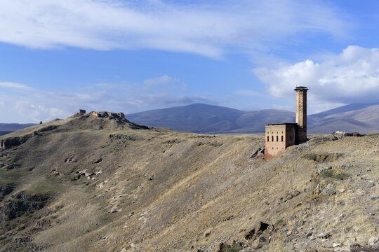Manuchihr Mosque, Ani Archaeological site, Kars, Turkey