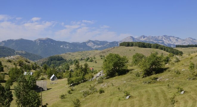 Landscape of Durmitor Mountains, Montenegro, Europe