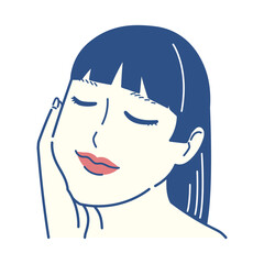 手書き_女性_上半身_03