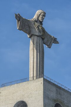 Cristo Rei statue, Almada, Lisbon, Lisbon District, Lisboa Region, Portugal
