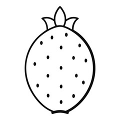 vector illustration of a strawberry