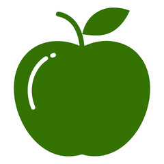 green apple vector illustration