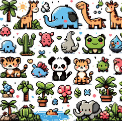 Obraz premium ANIMAL DOODLE