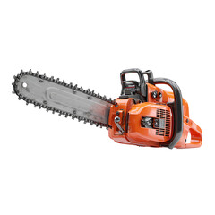 Fototapeta premium Chainsaw Power Tool Isolated