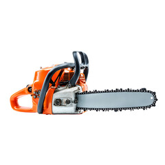 Fototapeta premium Chainsaw Power Tool Isolated