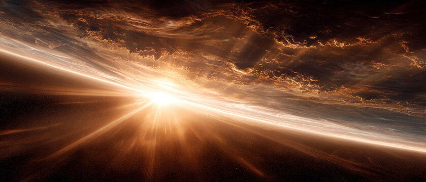 ALBA SU MARTE: TRAMONTO SPAZIALE HDR