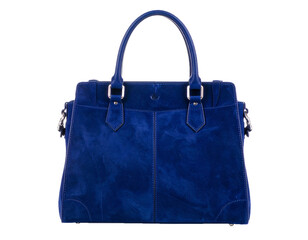 Naklejka premium Elegant Leather Handbag with Gold Hardware Isolated on Transparent Background