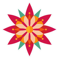 abstract flower vector illustration