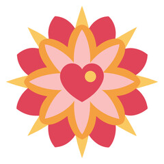 vector illustration of a flower