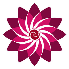 abstract flower vector