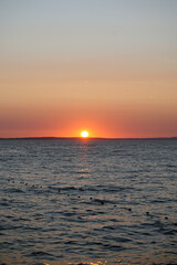 Fototapeta premium sunset over the sea