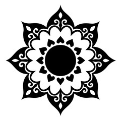 abstract flower vector