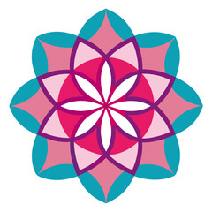 abstract flower vector illustration