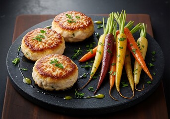 Hands typing on a laptop with futuristic data visualization overlay