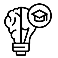 Lifelong Learning  Icon Element For Design