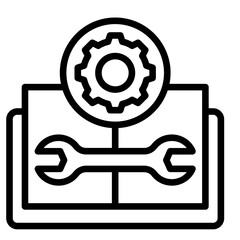 Engineering  Icon Element For Design