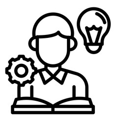 Student  Icon Element For Design