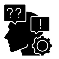 Critical Thinking  Icon Element For Design