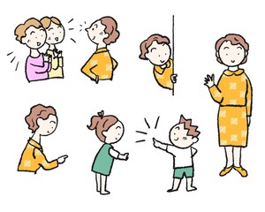 親子の会話と日常の一コマ
