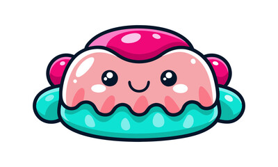 Download Kawaii Jelly  Vector Illustration Eps File For Design.