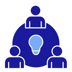 Collaboration  Icon Element For Design