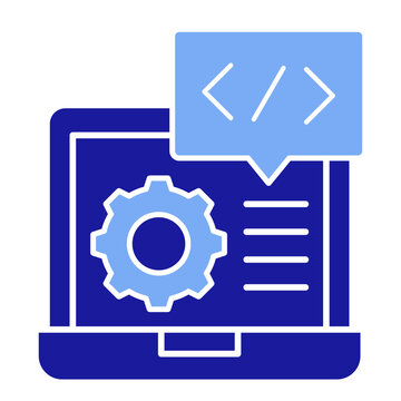 Coding  Icon Element For Design