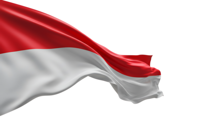 Flowing Indonesian Flag: A Dynamic National Symbol