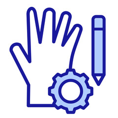 Obraz premium Hands On Activities Icon Element For Design