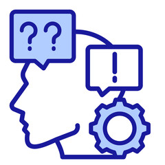 Critical Thinking  Icon Element For Design