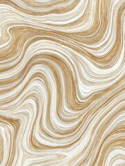 Abstract gold and white marble design