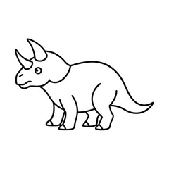 illustration of a kangaroo line art